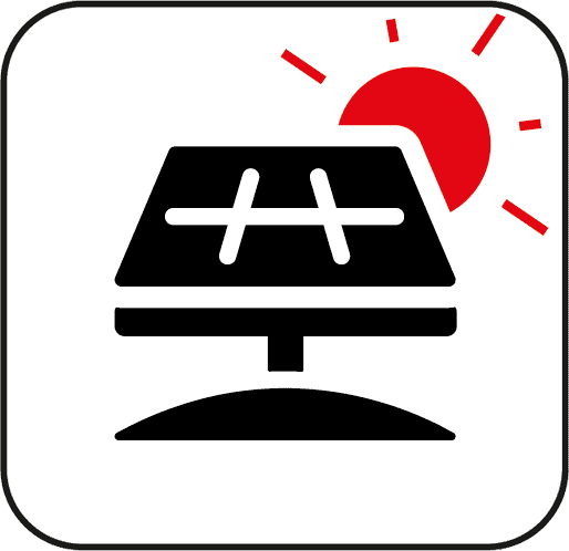 Home solar panels, environmentally friendly system by Redbridge icon